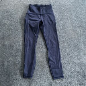 Lululemon periwinkle crops size 4